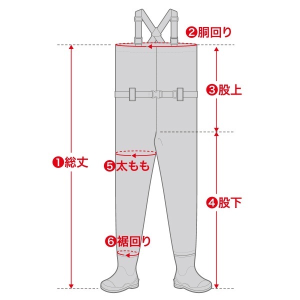 ラジアルサーフウェーダー